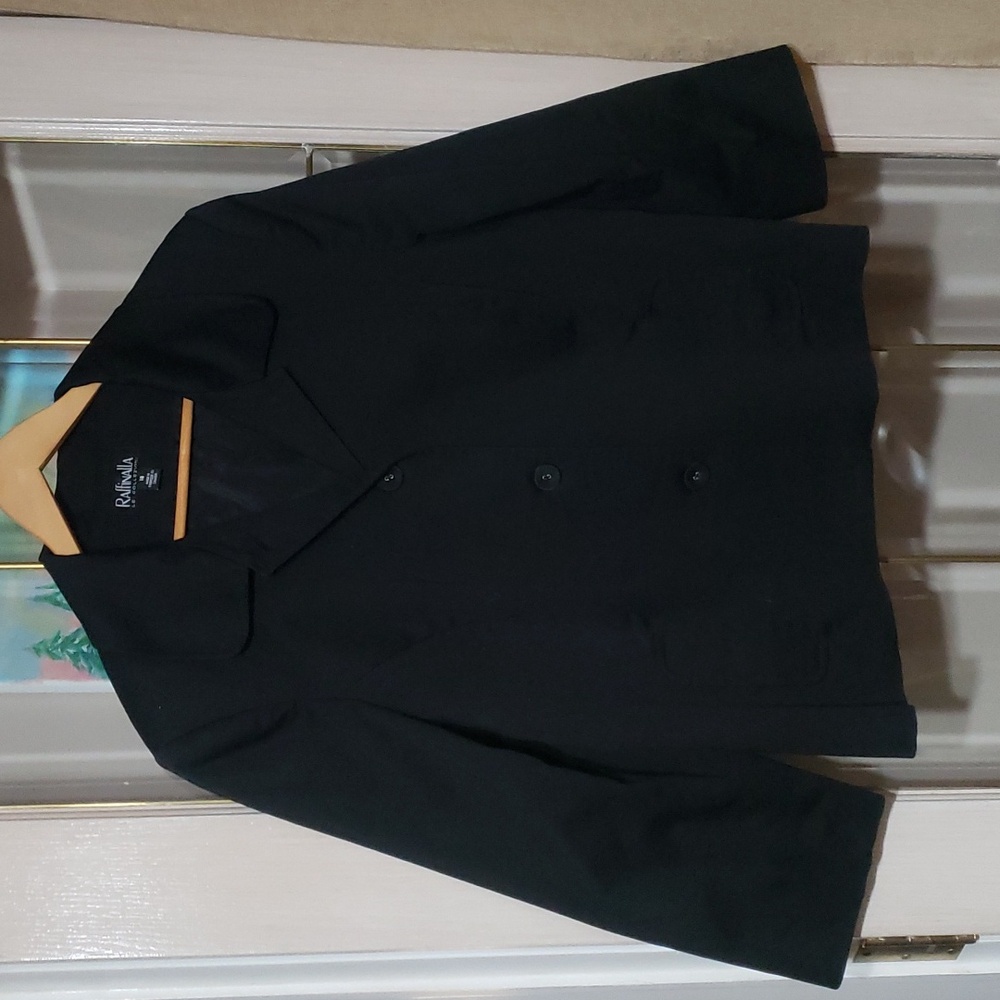 Raffinalla Le Collection Women's Blazer/Jacket Coat.  Size 18. Black